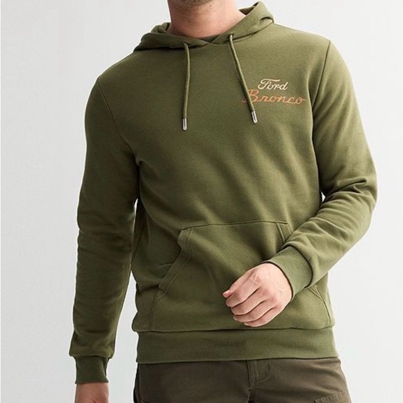 Hybrid Apparel Other - Hybrid Apparel Ford Bronco Olive Hoodie